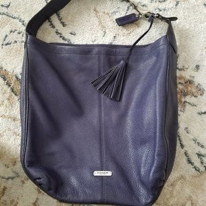 Navy blue Coach purse